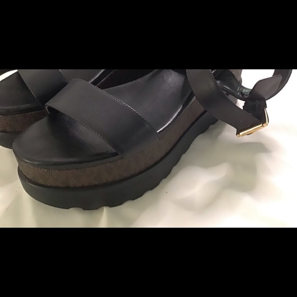 Michael Kors Platform Wedge Sandals - Picture 5 of 8